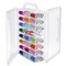 46 Grids Sewing Organizer, Double Sided Thread Box Storage, Portable Clear Plastic Organizer Box for Embroidery and Sewing Threads, Embroidery Floss, Crafts, Small Toys (Clear,1 Pack)